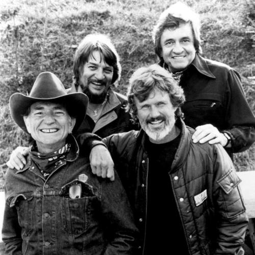 greatbuffalotradingpost:  Waylon Jennings, Johnny Cash, Wilie Nelson, and Kris Kristofferson