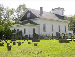 househunting:  ๳,000/4 brMonticello, NY1920 church with a goddamn cemeterythats it guys househunting is done i have found my house i almost spit out my cereal when i saw thisthis is my favorite thing hands downwas supposed to be for the queue but the