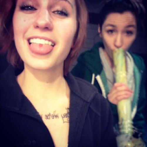 My nigga we blazin #girls #selfie #cuties #cheechthebong #cuties #girlswhosmoke