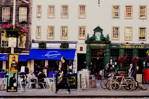 The colourful and exciting streets of Edinburgh