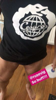 deidrelovessheamus:  Rusev sporting the new Sheamus and Cesaro shirt. I WANT ONE NOW!!!