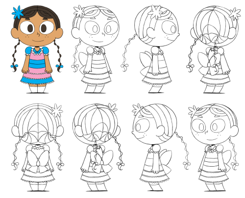 Finally finished! OTLCharacter turnarounds for my senior film.