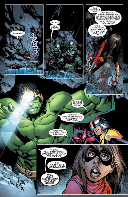 Ok, a few things about Marvel’s Champions #1, i really can’t describe it, i mean. I had a lot of expectations about this series, but it falls short, while is true that a issue #1 is not that important (sells wise) it is important to catch readers.