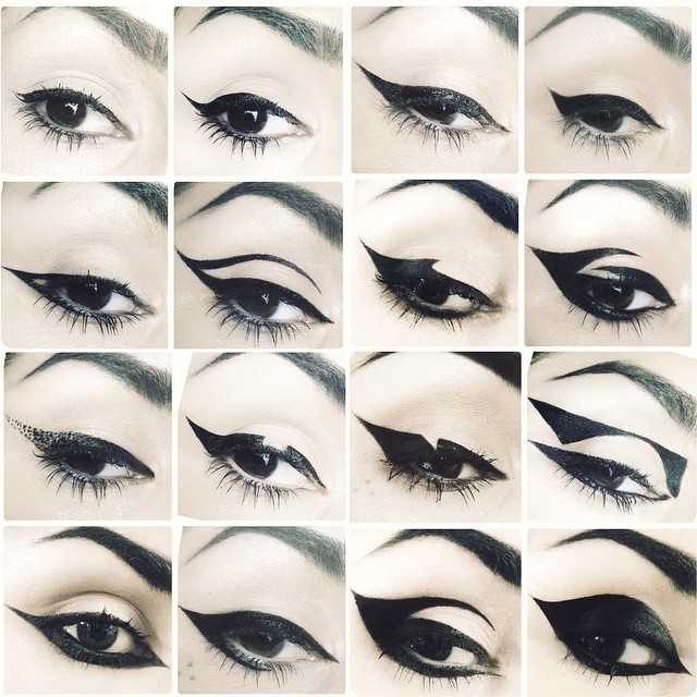 katvondunlimited:  Eyeliner looks done using both my Tattoo-Liner and Ink-Liner.