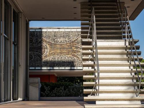 Bacardi Building Stairs &amp; Mosaic, Miami FL USA [OC] [2400x1800]