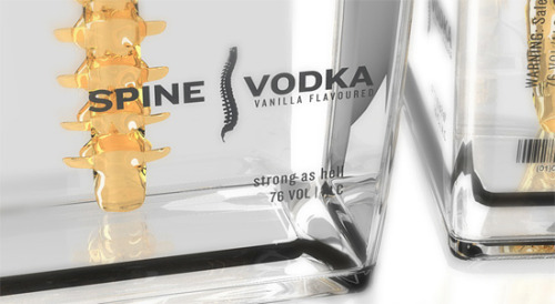 Spine Vodka packaging by Johannes Schulz.