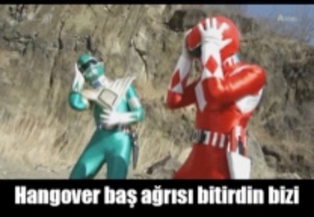 Hangover baş ağrisi bitirdin bizi