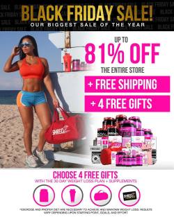 - ❗️@SHREDZ BIGGEST SALE EVER❗️ . ✔️ Up to 81% OFF the ENTIRE STORE! ✔️4 FREE GIFTS while supplies last! ✔️ FREE SHIPPING in USA ✔️Clinically Tested Ingredients . Order Now: &ndash;&gt; click the link in their bio @SHREDZ &ndash;&gt;