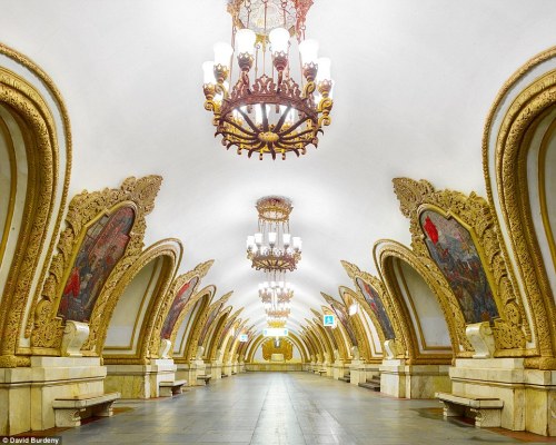 gagarin-smiles-anyway:Moscow Metro by David Burdeny