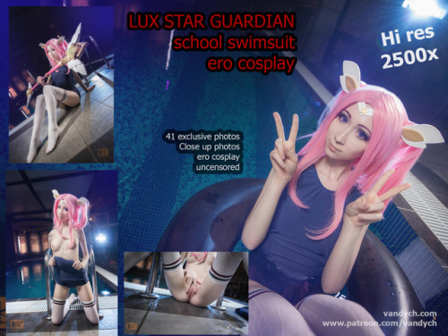 vandych: Lux Star Guardian and school swimsuit porn pictures