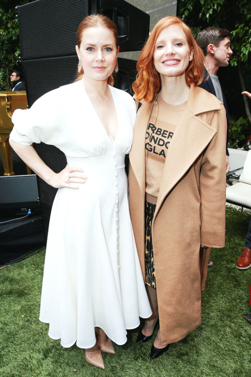 awardseason:AMY ADAMS, JESSICA CHASTAIN6th Annual Gold Meets Golden Party, California | January 5, 2