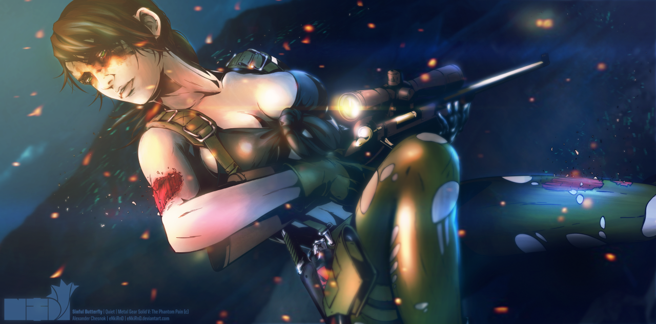 enkirnd:  Quiet from Metal Gear Solid V: The Phantom Pain ©Used software: Paint