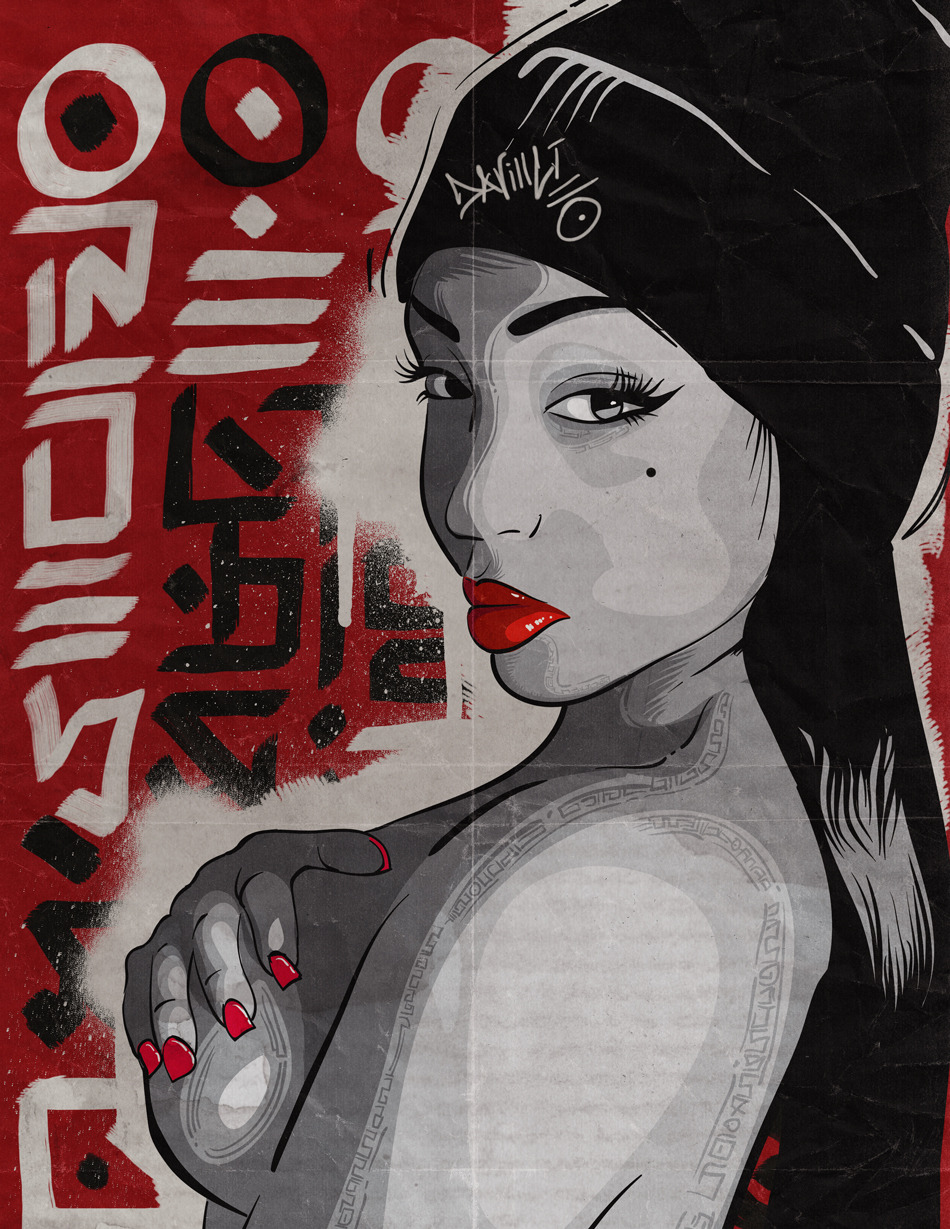 rebelgarde:  Art inspired by Dede Damati @dede_onthebeach  