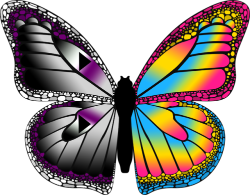 emilylaj:For Pride month, I’ve made some Demisexual/Other butterflies!Demisexual/Genderfluid, Demise