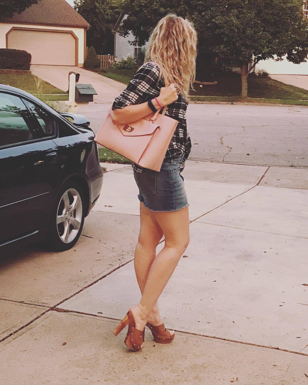 engineeringinheels:  Almost flannel time! Loved how the colors of the sunset turned