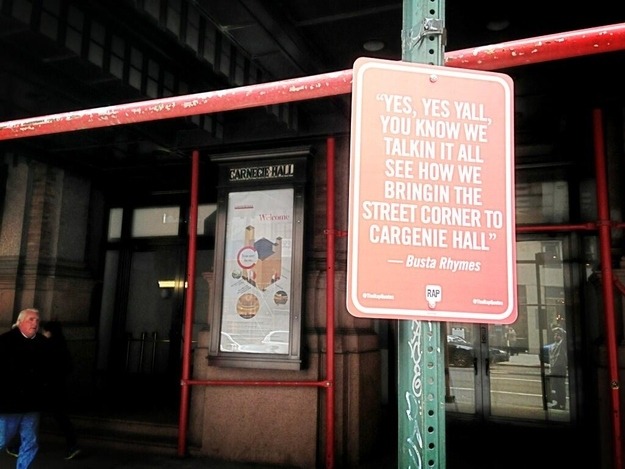 buzzfeedmusic:  These hip hop lyric sign posts need to stay up forever.  