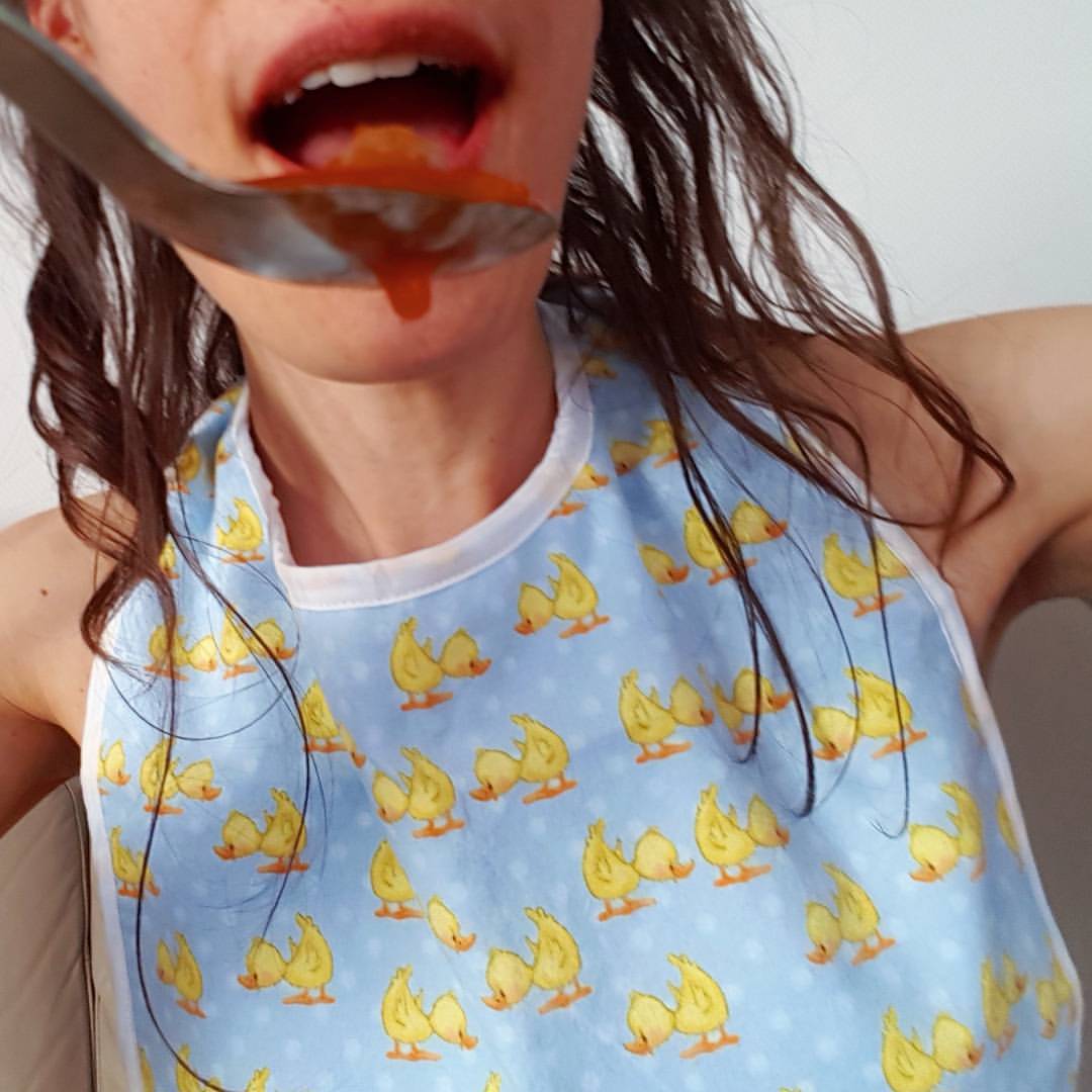 I&rsquo;m having tomato soup so it&rsquo;s a good thing I&rsquo;m wearing