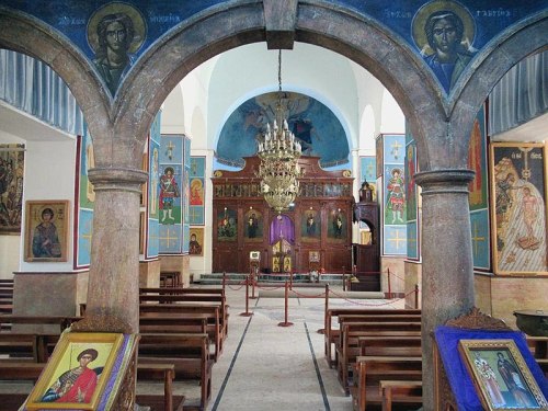  The St. George’s Greek Orthodox Church at Madaba, Jordan is simple yet inviting. (Photo by Da