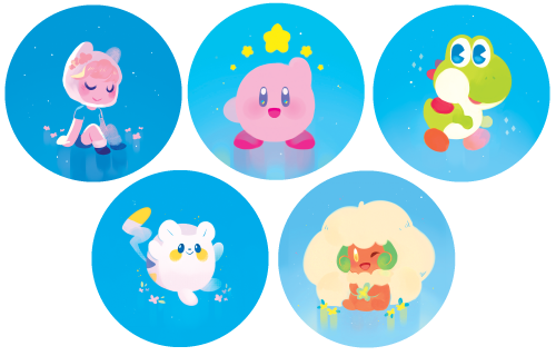 I’m tabling at my second con soon (Animaga!) & wanted to make badges of characters I like from a