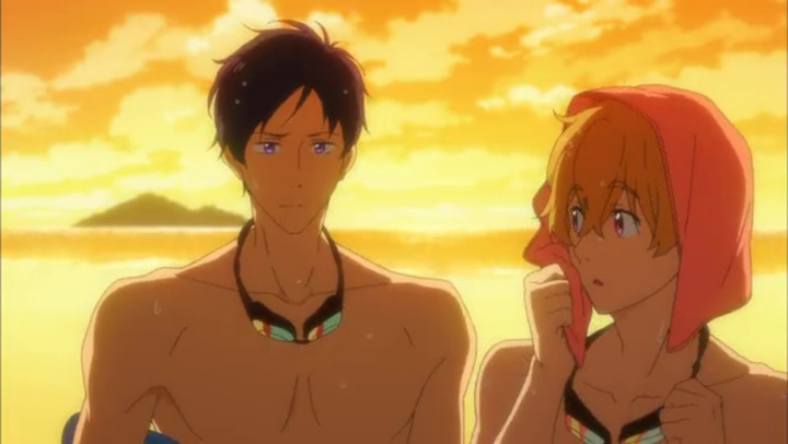 iseefairies:  Free! Ep. 5 → Rei/Nagisa 