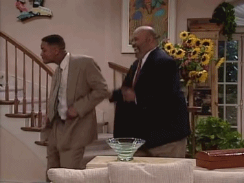 betweenthemeals:  will and uncle phile happy dance fresh prince gif | WiffleGif on
