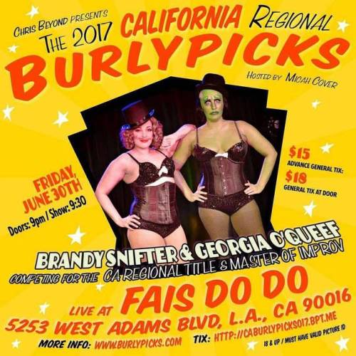 Cheer on BRANDY SNIFTER &amp; GEORGIA O'QUEEF as they go for the gold at this year&rsquo;s Californi