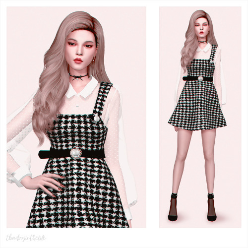 Pearl LoverDress - “See Through Blouse With Dress” by Sims4MarigoldShoes - “Carici