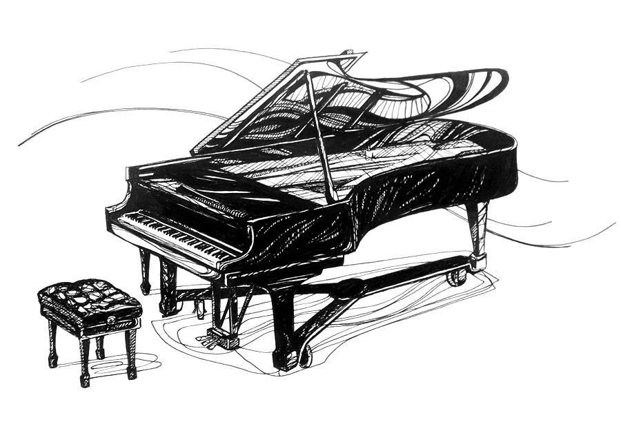 6900 Piano Drawing Stock Photos Pictures  RoyaltyFree Images  iStock   Grand piano Piano sketch Piano painting