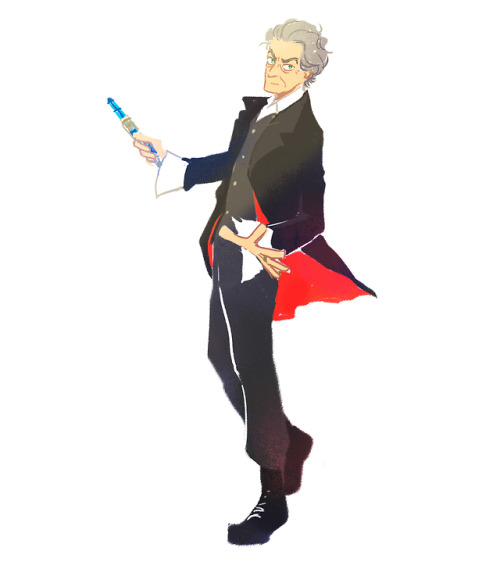 Some 12th Doctor Arts I Drew In 2017 (and One In 2018)