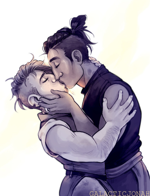 galacticjonah-dnd: Unusual goodbye in the morning… I’m still screaming about those two 