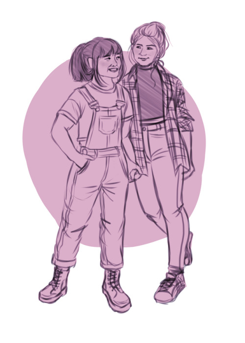 bespinfatigues: @starwarsfemslashweek2017 day 3: modern auI wanted to have something better done for