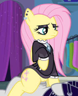 spectrezee:    “It’s not like the futility of life can be made better with fucking, but it helps.” -Fluttershy, probably. derpi / gfycat  &lt; |D’‘‘‘‘