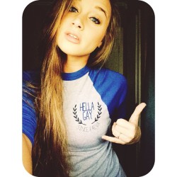 thatgirlbroxxzz:  empirical-existence:  whydontyoulovelife:  thatgirlbroxxzz:  Looka my beauty rockin her Hella Gay Tee😍😍 Check em outttt and get yours here!!www.revolutionsupply.bigcartel.com #spreadtherevolution #revolutionsupply @victoriarouen