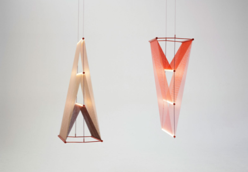 Spun Prism lamp by Umut YamacThe British designer and architect Umut Yamac created this beautiful, g