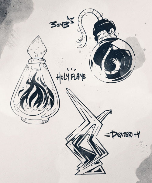 My morning warmup in November was drawing potions! I really want to do a story told through the note