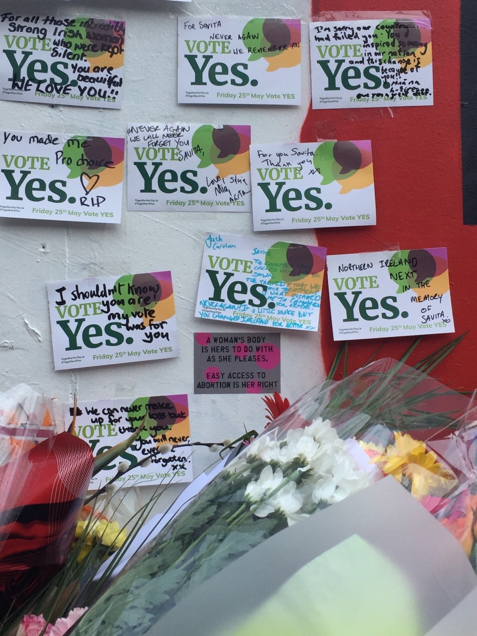 tiocfaidharlulz: The Savita Halapannavar Mural 26/05/18, Portobello, Dublin. The