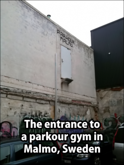 sanitaryum:  FTW!  Parkour Gym Win was originally