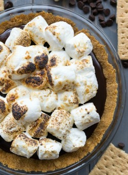 sweetoothgirl:  CHOCOLATE GANACHE S’MORES