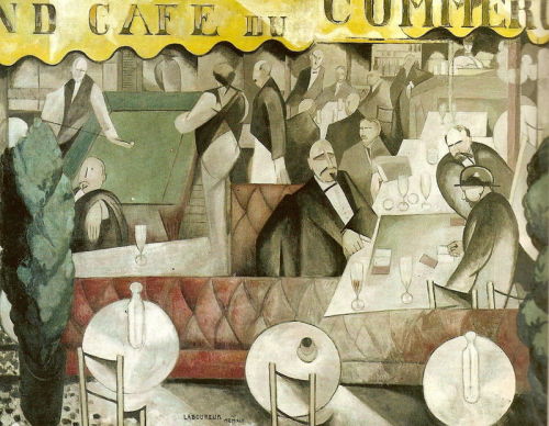 Le Café du commerce   -   Jean Émile Laboureur French  1877-1943Oil on canvas Musée des Beaux-Arts, 