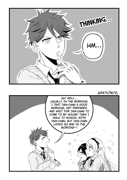 rooawrr:  sketchere:  who the hell is this ‘iwa-chan’?!  Are you seriously asking that?
