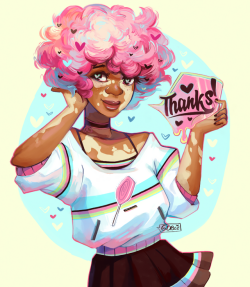 prinnay:  prinnay:An absurd amount of people follow this art blog, so wanna say a huge thank you for looking! ;u; Aaaaand you can get PSD and progress shots here (also free)