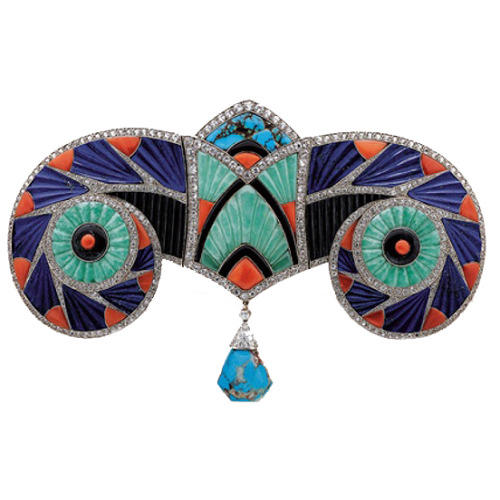 L. Hoirtz, Art Déco brooch for Boucheron, 1925. Paris. Schmuckmuseum Pforzheim