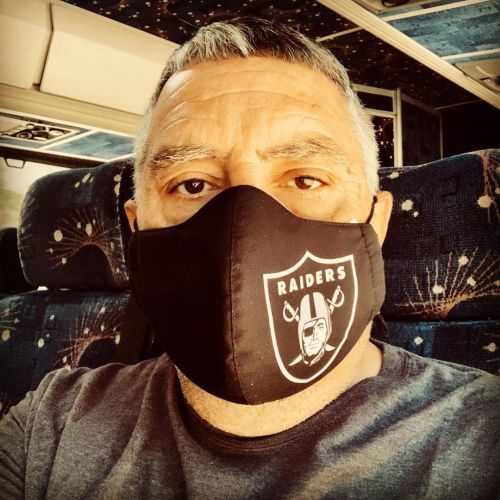 Masked up! @raiders #raiders #raidernation