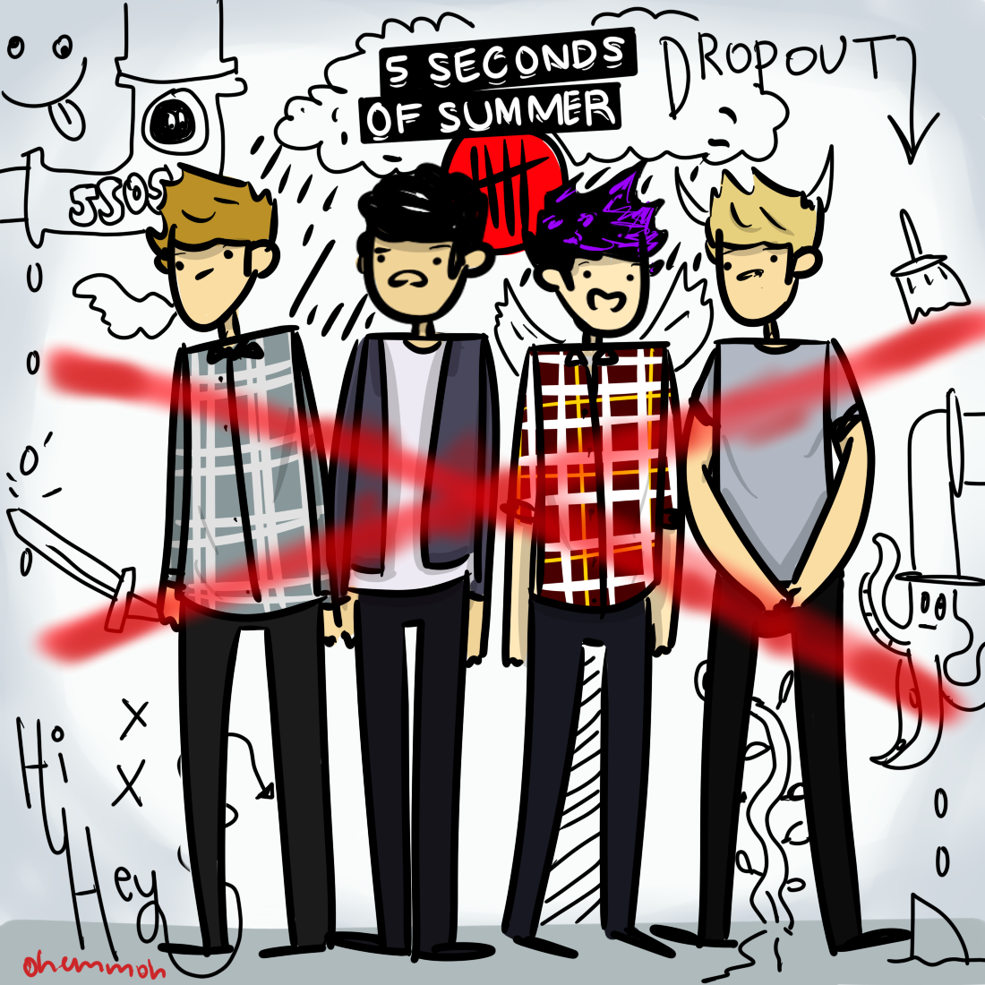 bitchin' — 5SOS album cover :-)