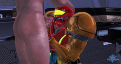 snow-kitsunes-den:  Request: A Bounty Hunter’s reward Samus receiving a facial in her Varia Suit. http://i.imgur.com/zmZK9Oj.png 