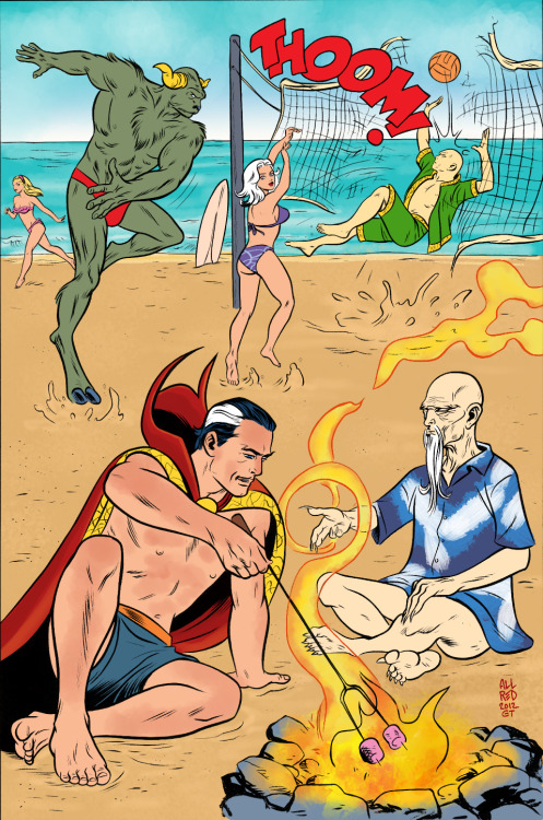 infinity-comics: Beach Party - Mike Allred