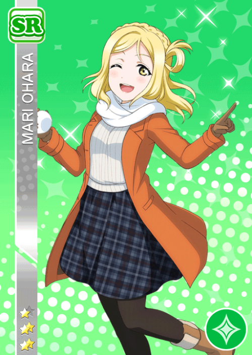 Snow Fun Yoshiko and Mari - event cards