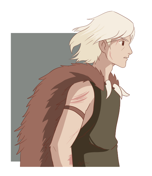 artistsfuneral: Studio Ghibli Geralt for Anon !what else would be more fitting than a Prince Mononok