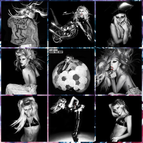 Lady Gaga Album Art: 2008-2016.