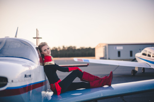 cheeseburgerdanvers:
“ Captain Marvel cosplay by Kit Cox
Photography by Miss Jee’s Photography
(aircraft by Citabria and Mooney and HUGE thanks to Wings of Carolina Flying club for letting me come be a superhero for an afternoon!)
”
Love everything...